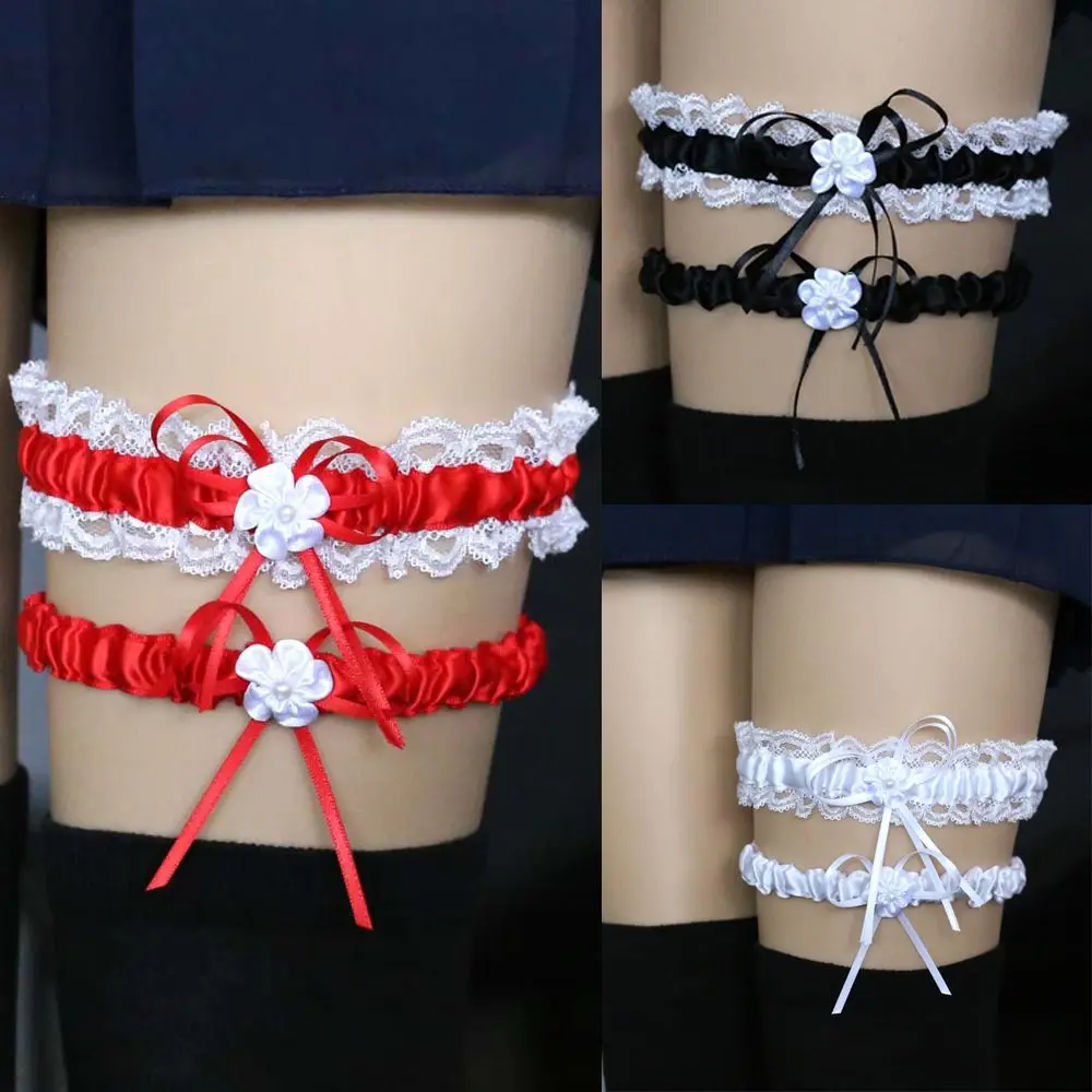 Подвязки на ноги Garter купить со скидкой в секс шопе  Женское белье, одежда  Пояса для чулок, подвязки