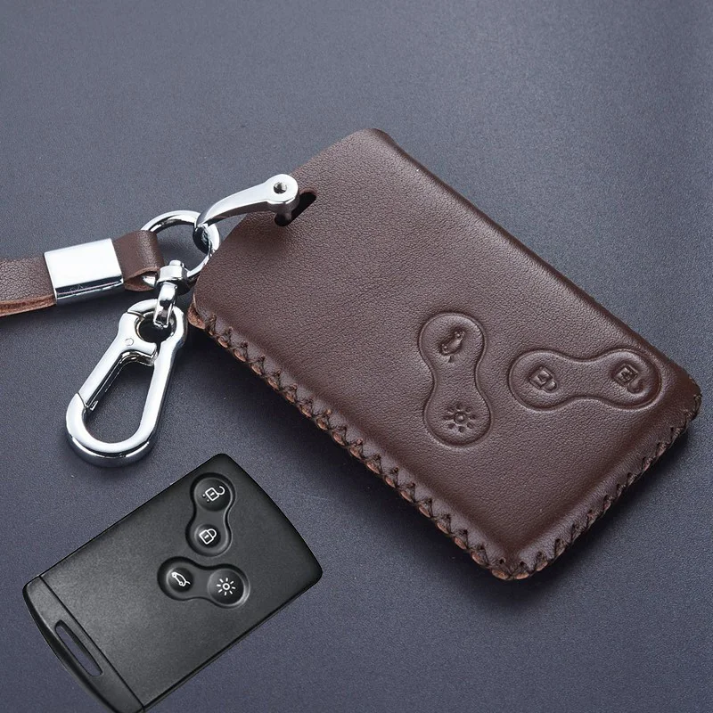Leather Key Fob Cover for Renault Koleos Laguna 2 3 Megane2 3 Sandero Scenic Captur Clio Duster Fluence Key Case/Holder
Leather Key Fob Cover for Renault Koleos Laguna 2 3 Megane2 3 Sandero Scenic Captur Clio Duster Fluence Key Case/Holder