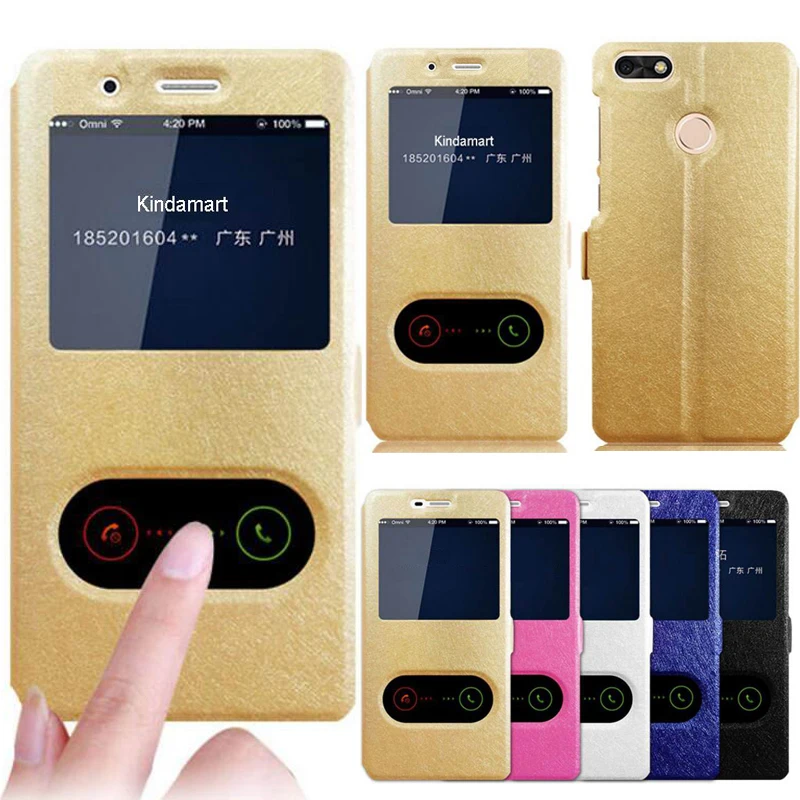 Quick Flip Case for Huawei P Smart Case P Smart FIG-LX1 Window View Leather Cover on for Huawei P Smart / Enjoy 7S
Quick Flip Case for Huawei P Smart Case P Smart FIG-LX1 Window View Leather Cover on for Huawei P Smart / Enjoy 7S