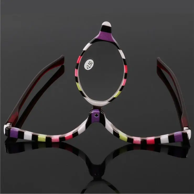 Colorful Readers Magnifying Makeup Glasses Eye Make Up Spectacles Flip Down Lens Folding Cosmetic Womens Reading Glasses
Colorful Readers Magnifying Makeup Glasses Eye Make Up Spectacles Flip Down Lens Folding Cosmetic Womens Reading Glasses