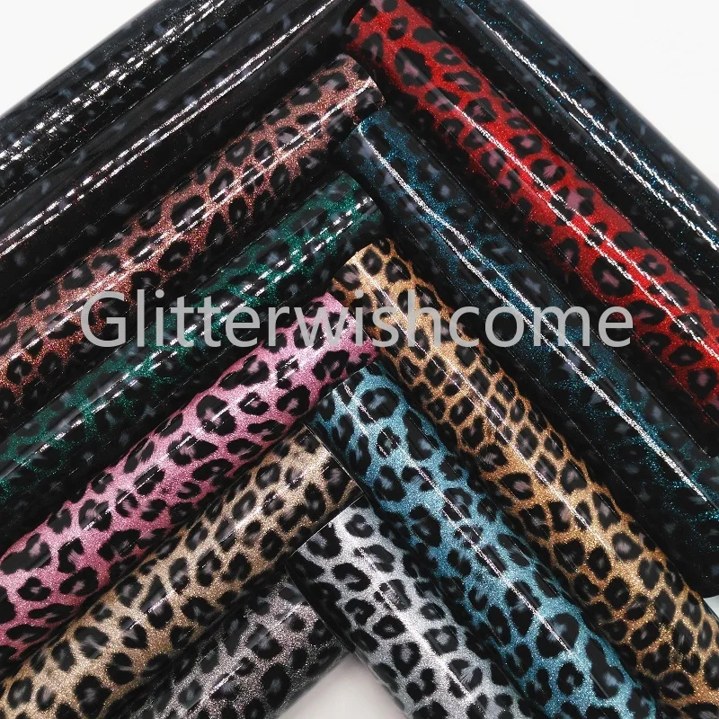 Glitterwishcome 21X29CM A4 Size Vinyl For Bows Smooth Glitter Leather with Leopard Grain Faux Leather Sheets for Bows, GM311A
Glitterwishcome 21X29CM A4 Size Vinyl For Bows Smooth Glitter Leather with Leopard Grain Faux Leather Sheets for Bows, GM311A