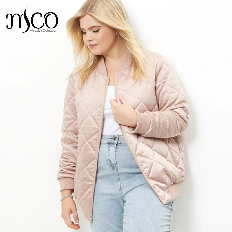 Winter Zip Quilted Satin Bomber Jacket Warm Thicken Silky Feel Fully lined Baseball Jackets Plus Size Basic Women Coats 5XL 6XL
Winter Zip Quilted Satin Bomber Jacket Warm Thicken Silky Feel Fully lined Baseball Jackets Plus Size Basic Women Coats 5XL 6XL