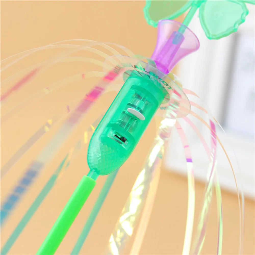 Hot Sale LED Rainbow Magic Stick Wand Spinning Ribbon Bubble Flower Kids Toys Tricks Shining Decorate Party Wedding Magic Wand
Hot Sale LED Rainbow Magic Stick Wand Spinning Ribbon Bubble Flower Kids Toys Tricks Shining Decorate Party Wedding Magic Wand