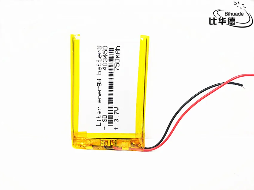 1/2/4Pcs Rechargeable 3.7V 750mah polymer lithium battery 383450 403550 For MP3 MP4 GPS navigation recorder, speaker Toy Headset
1/2/4Pcs Rechargeable 3.7V 750mah polymer lithium battery 383450 403550 For MP3 MP4 GPS navigation recorder, speaker Toy Headset