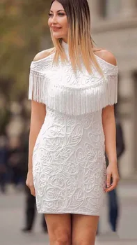 Top Quality Sexy Women O-Neck Tassel Off the Shoulder Bodycon Rayon Bandage Elegant Dress Evening Party Mini Dress
Top Quality Sexy Women O-Neck Tassel Off the Shoulder Bodycon Rayon Bandage Elegant Dress Evening Party Mini Dress