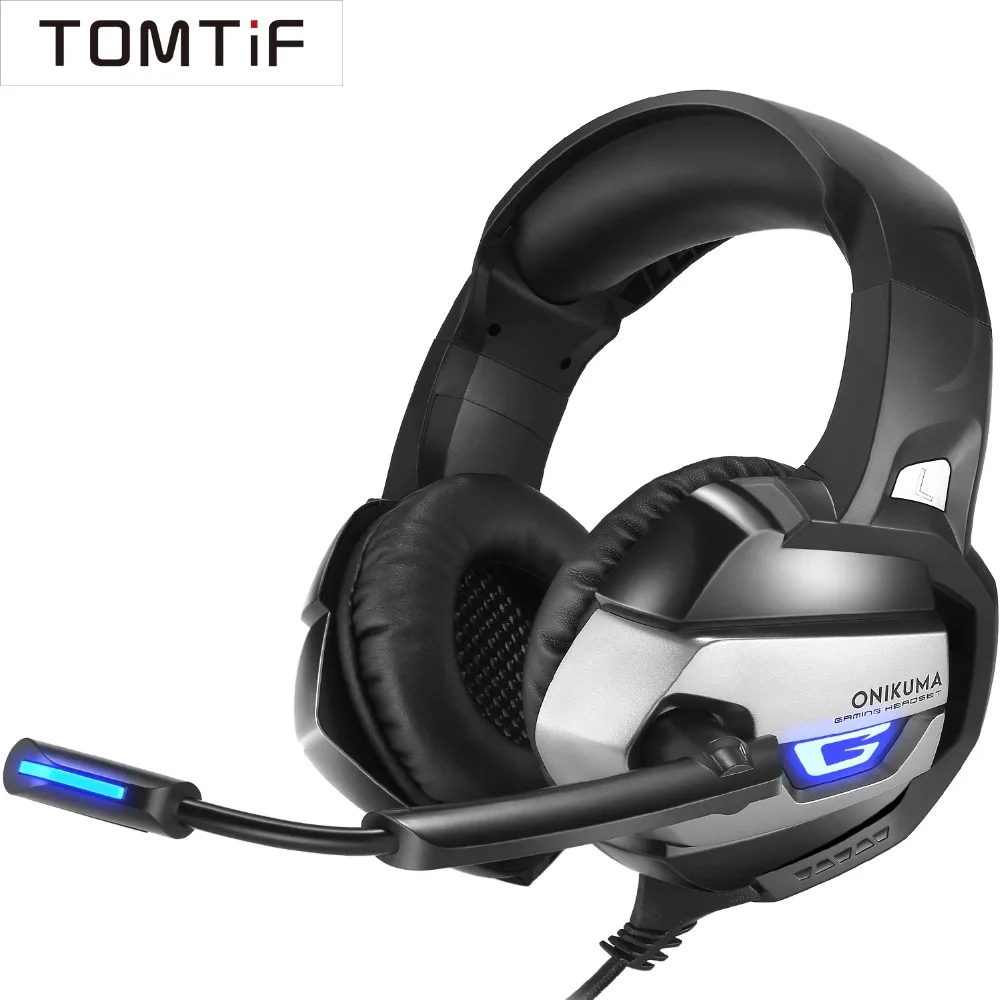 TOMTIF PS4 Gaming Headset for Xbox One Computer Wired Headphone Gamer Anti-noise Audio Casque with LED Light Stereo Deep Bass
TOMTIF PS4 Gaming Headset for Xbox One Computer Wired Headphone Gamer Anti-noise Audio Casque with LED Light Stereo Deep Bass