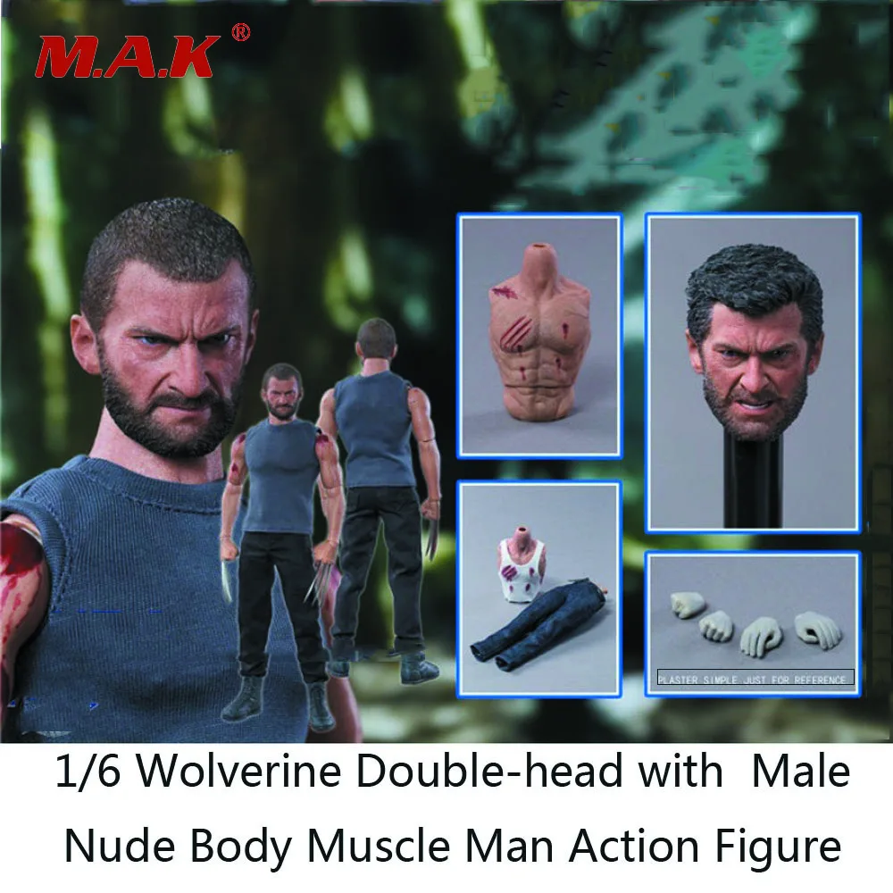For Collection Full Set 1/6 Scale X24 Wolverine Uncle Double-head Normal and Anger Version Action Figure for Fans Holiday Gift
For Collection Full Set 1/6 Scale X24 Wolverine Uncle Double-head Normal and Anger Version Action Figure for Fans Holiday Gift