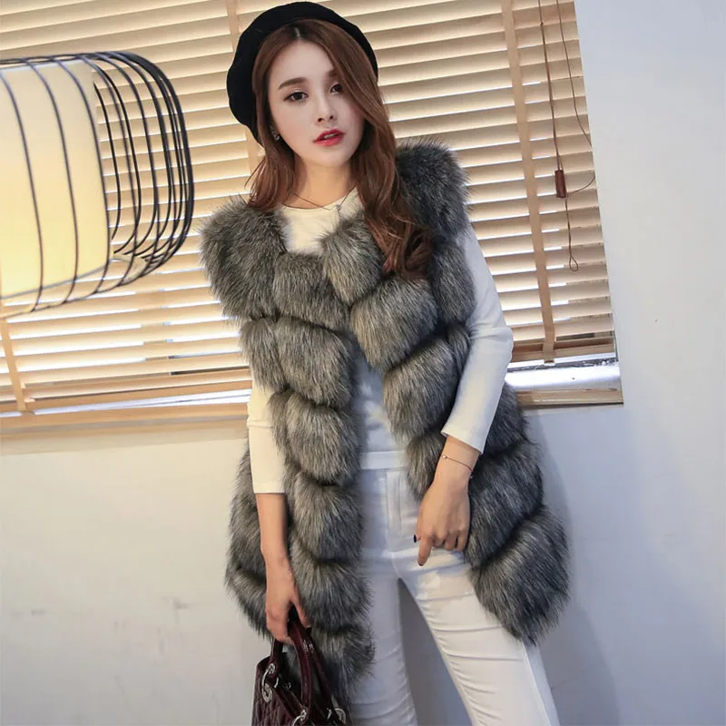 Fashion faux fur vest coat Women Casual street wear Fox Fur Jacket Waistcoat 2019 Plus size 3XL Sleeveless teddy coat feamle
Fashion faux fur vest coat Women Casual street wear Fox Fur Jacket Waistcoat 2019 Plus size 3XL Sleeveless teddy coat feamle