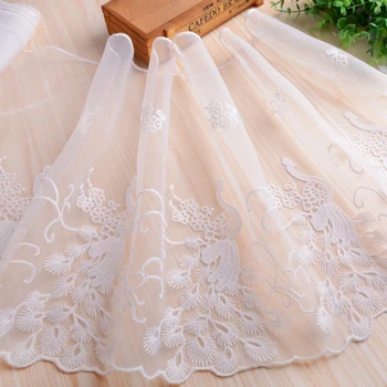 13Yards Lace Ribbon Embroidered Net White Lace Trim For Wedding Party Decoration Sewing Clothing Bride Accessories 35cm
13Yards Lace Ribbon Embroidered Net White Lace Trim For Wedding Party Decoration Sewing Clothing Bride Accessories 35cm