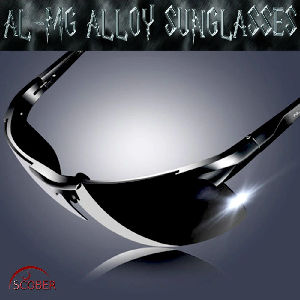 = SCOBER = 2017 Sport's Al-mg Alloy Men Polarized Sunglasses TAC enhanced polaroid polarised UV 400 Mirror Lenses
= SCOBER = 2017 Sport's Al-mg Alloy Men Polarized Sunglasses TAC enhanced polaroid polarised UV 400 Mirror Lenses