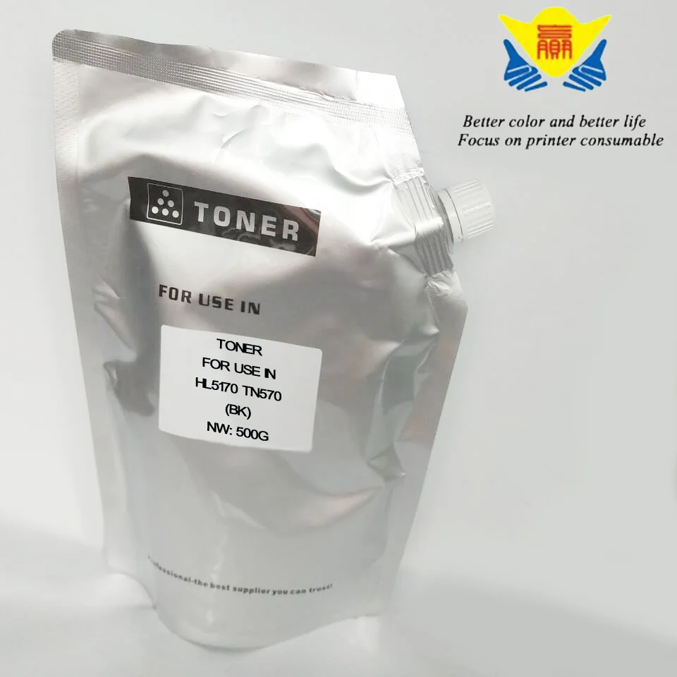 JIANYINGCHEN For BROTHER HL5170 TN570 (1pc/lot) Compatible black 500g Toner Powder
JIANYINGCHEN For BROTHER HL5170 TN570 (1pc/lot) Compatible black 500g Toner Powder