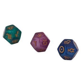 3 pcs 9 Polyhedral Dice Astrological Creative Dice Set Multi-Faceted Acrylic Dice for EZ Constellation Games Hot Dropshipping
3 pcs 9 Polyhedral Dice Astrological Creative Dice Set Multi-Faceted Acrylic Dice for EZ Constellation Games Hot Dropshipping