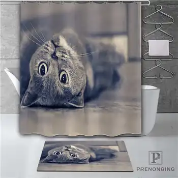 Custom lovely-grey-cat (1)Waterproof Shower Curtain Doormat Home Bath Bathroom Polyester Fabric Multi Sizes#18-10-18-(2)-45 
Custom lovely-grey-cat (1)Waterproof Shower Curtain Doormat Home Bath Bathroom Polyester Fabric Multi Sizes#18-10-18-(2)-45