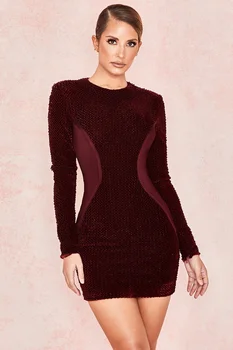 Red Elegant Party Dresses 2019 New Arrivals Long Sleeves O-Neck Patchwork Bodycon Vestidos Woman Party Night
Red Elegant Party Dresses 2019 New Arrivals Long Sleeves O-Neck Patchwork Bodycon Vestidos Woman Party Night