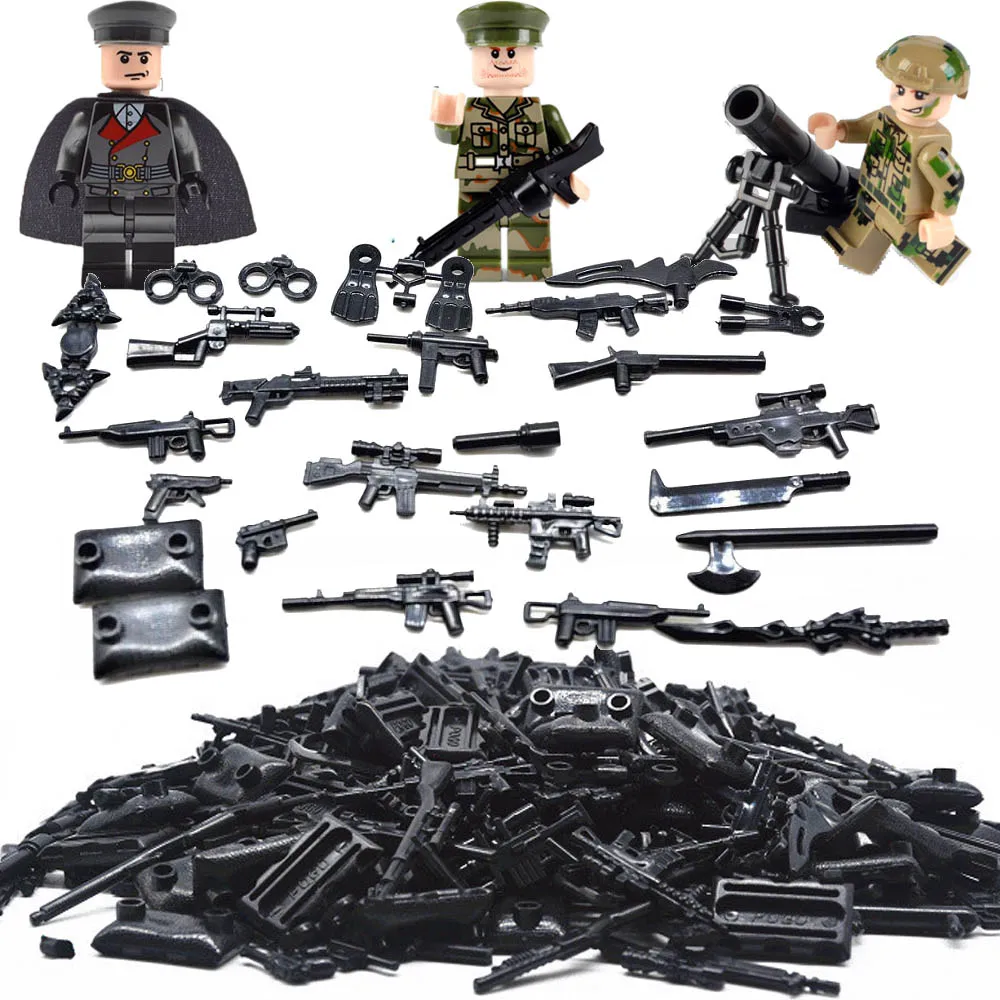 Military Swat Police Gun Weapons Pack Army soldiers building blocks MOC Arms City Police Legoingly Military Series Legoingl WW2
Military Swat Police Gun Weapons Pack Army soldiers building blocks MOC Arms City Police Legoingly Military Series Legoingl WW2