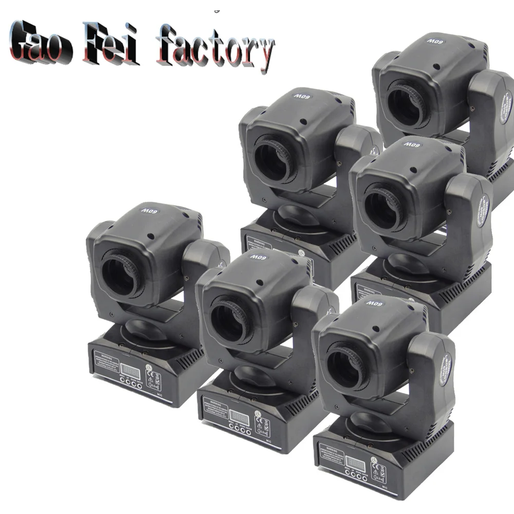 6pcs/lot high brightness 60W spot moving head light 60w LED DJ Spot Light DMX Strobe Effect Stage Lighting Equipment 
6pcs/lot high brightness 60W spot moving head light 60w LED DJ Spot Light DMX Strobe Effect Stage Lighting Equipment