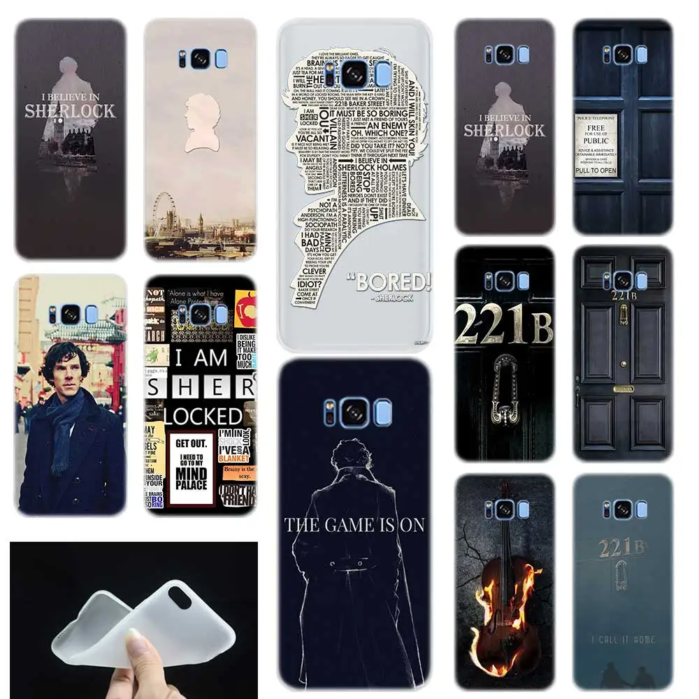 Sherlock Holmes Pattern Soft TPU Silicone Phone Back Case Cover For Samsung Galaxy S6 S7 Edge S8 S9 S10 plus E Note 8 9 10 pro
Sherlock Holmes Pattern Soft TPU Silicone Phone Back Case Cover For Samsung Galaxy S6 S7 Edge S8 S9 S10 plus E Note 8 9 10 pro