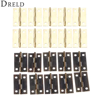 DRELD 10pcs Mini Cabinet Drawer Door Butt Hinges Antique 4 Holes Jewelry Boxes Decorative Hinges for Furniture Hardware 30*18mm
DRELD 10pcs Mini Cabinet Drawer Door Butt Hinges Antique 4 Holes Jewelry Boxes Decorative Hinges for Furniture Hardware 30*18mm
