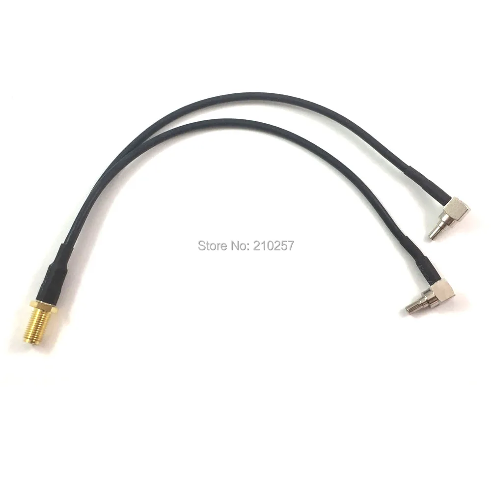 5 шт. Crc9 соединительный кабель Pigtail 20 см RG174 с Sma Гнездовой к двойной адаптер для 4G