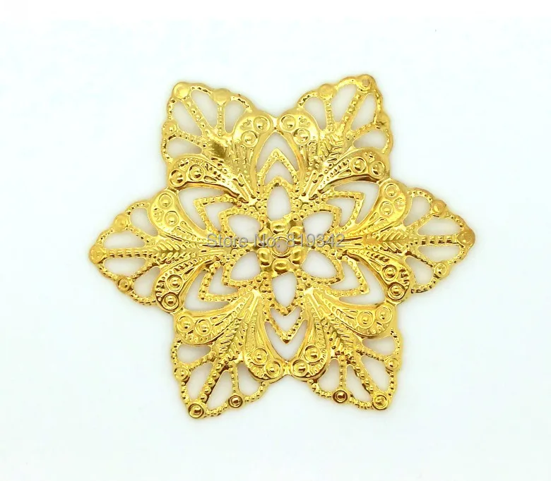 Free shipping-50Pcs Golden Filigree Flower Wraps Connectors Metal Crafts Gift Decoration DIY Findings Connectors 57mm J0564
Free shipping-50Pcs Golden Filigree Flower Wraps Connectors Metal Crafts Gift Decoration DIY Findings Connectors 57mm J0564