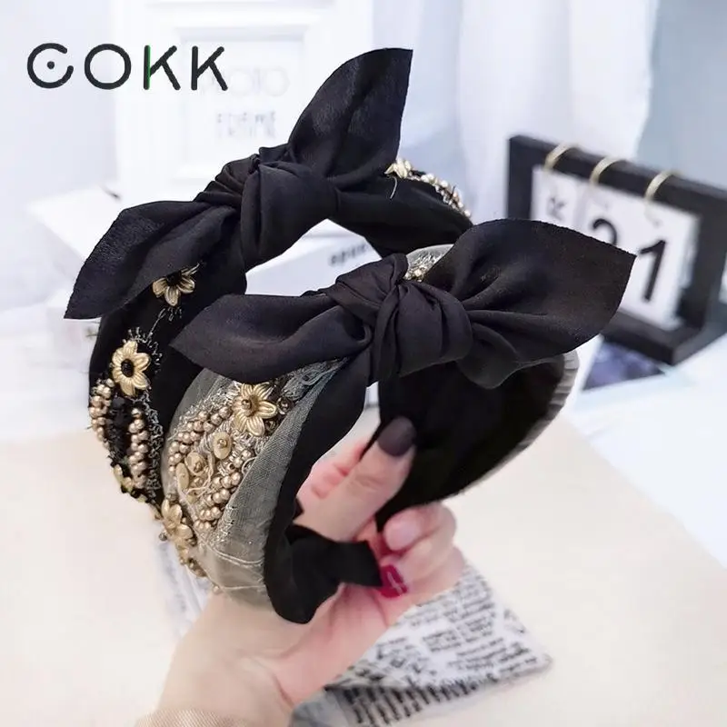 New Lace Flower Print Hairband Women Hair Accessories Knot Bow Headband Lace Yarn Hair Band Hoop Headdress Headwear Vintage Wide
New Lace Flower Print Hairband Women Hair Accessories Knot Bow Headband Lace Yarn Hair Band Hoop Headdress Headwear Vintage Wide