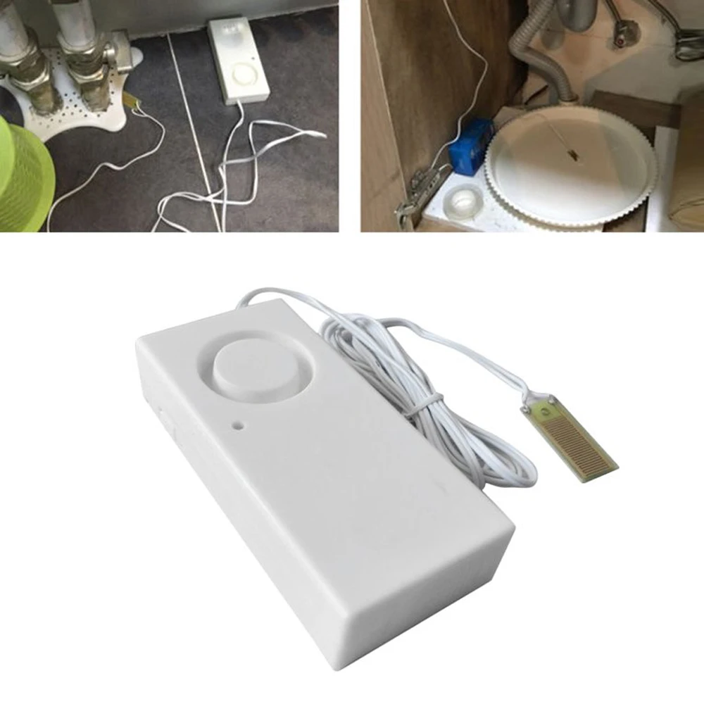Water Leakage Alarm Detector 130dB Water Alarm Leak Sensor Detection Flood Alert Overflow Home Security Alarm System
Water Leakage Alarm Detector 130dB Water Alarm Leak Sensor Detection Flood Alert Overflow Home Security Alarm System