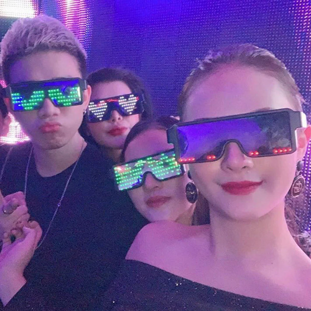 Pretty Cool LED Light up Glasses USB Rechargeable Luminous Glowing Eyeglass for LED Parties Halloween Rave Festival Bars Clubs
Pretty Cool LED Light up Glasses USB Rechargeable Luminous Glowing Eyeglass for LED Parties Halloween Rave Festival Bars Clubs