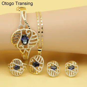 Otogo Transing Pendant/ Earrings/Bracelet Jewelry Set Gold Color blue crystal Zirconia Classic Bridal Jewelry Set Women SET203
Otogo Transing Pendant/ Earrings/Bracelet Jewelry Set Gold Color blue crystal Zirconia Classic Bridal Jewelry Set Women SET203