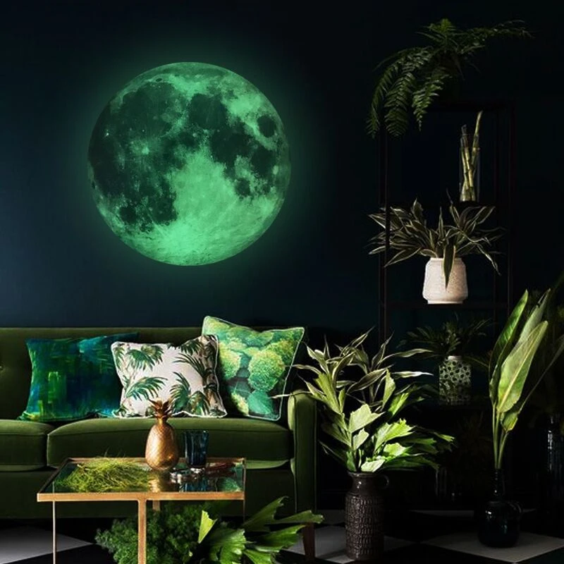 30cm Luminous Moon DIY 3D Fluorescent Wall Stickers Children's Bedroom Fluorescent Mural Dark Fluorescent Wallpaper Accessories
30cm Luminous Moon DIY 3D Fluorescent Wall Stickers Children's Bedroom Fluorescent Mural Dark Fluorescent Wallpaper Accessories