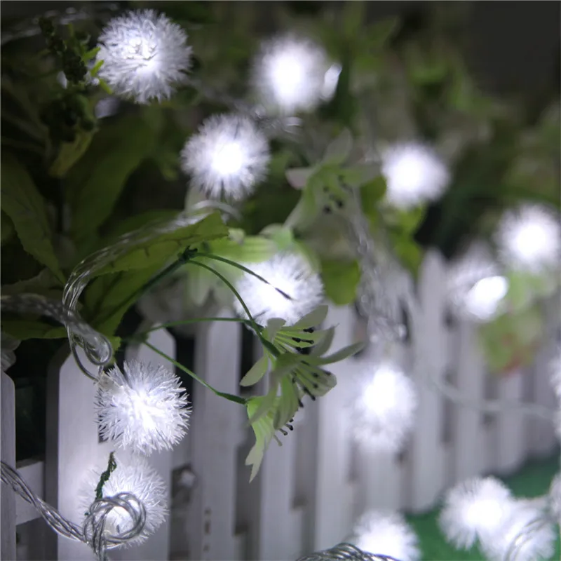 3M led Hairball Dandelion string lights wedding decoration outdoor light battery powered party diy decorations holiday lights
3M led Hairball Dandelion string lights wedding decoration outdoor light battery powered party diy decorations holiday lights