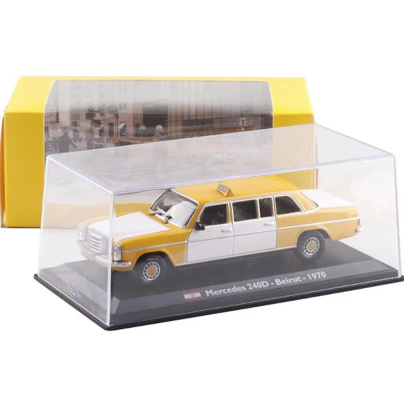 Classic 12.6CM 1:43 Scale Metal Alloy Yellow Color Classic Lebanon 240D Beirut 1970 Taxi Car Model Diecast Vehicles Toys 
Classic 12.6CM 1:43 Scale Metal Alloy Yellow Color Classic Lebanon 240D Beirut 1970 Taxi Car Model Diecast Vehicles Toys