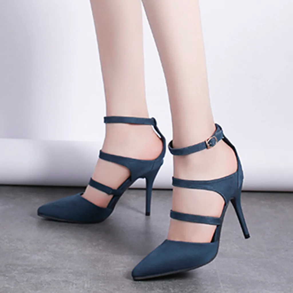 Women's Sexy Fashion Thin Heels Pointed Toe High Heels Wedding Shoes Sandals Female Thin High Heels Roman Women Shoes Woman *
Women's Sexy Fashion Thin Heels Pointed Toe High Heels Wedding Shoes Sandals Female Thin High Heels Roman Women Shoes Woman *
