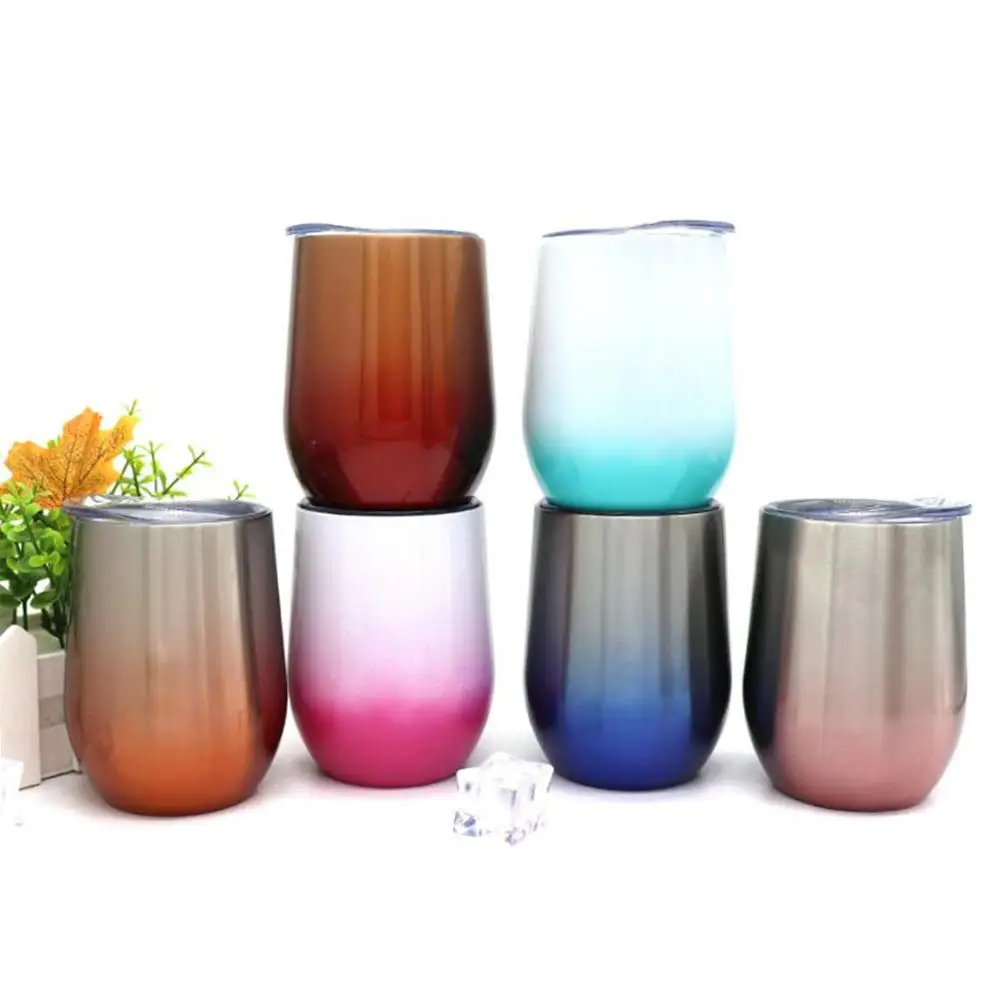 Water Bottle Gradient Color Swig Eggshell Cup Cold Vacuum Insulated Stainless Steel Wine Glass 12OZ Beer Mug
Water Bottle Gradient Color Swig Eggshell Cup Cold Vacuum Insulated Stainless Steel Wine Glass 12OZ Beer Mug