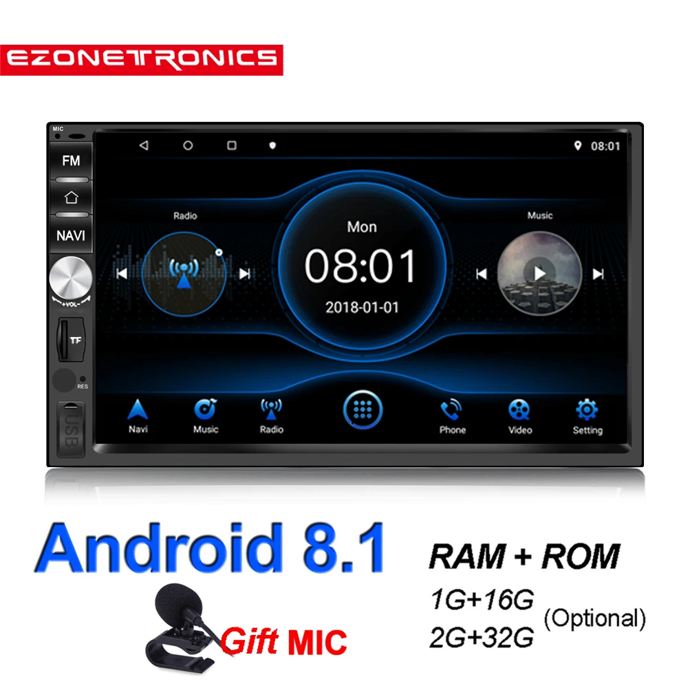 2Din Android 8.1 Quad Core DDR2G-32G Car radio Multimedia Video Player Mirror Link Universal Wifi Bluetooth auto Stereo GPS RDS
2Din Android 8.1 Quad Core DDR2G-32G Car radio Multimedia Video Player Mirror Link Universal Wifi Bluetooth auto Stereo GPS RDS