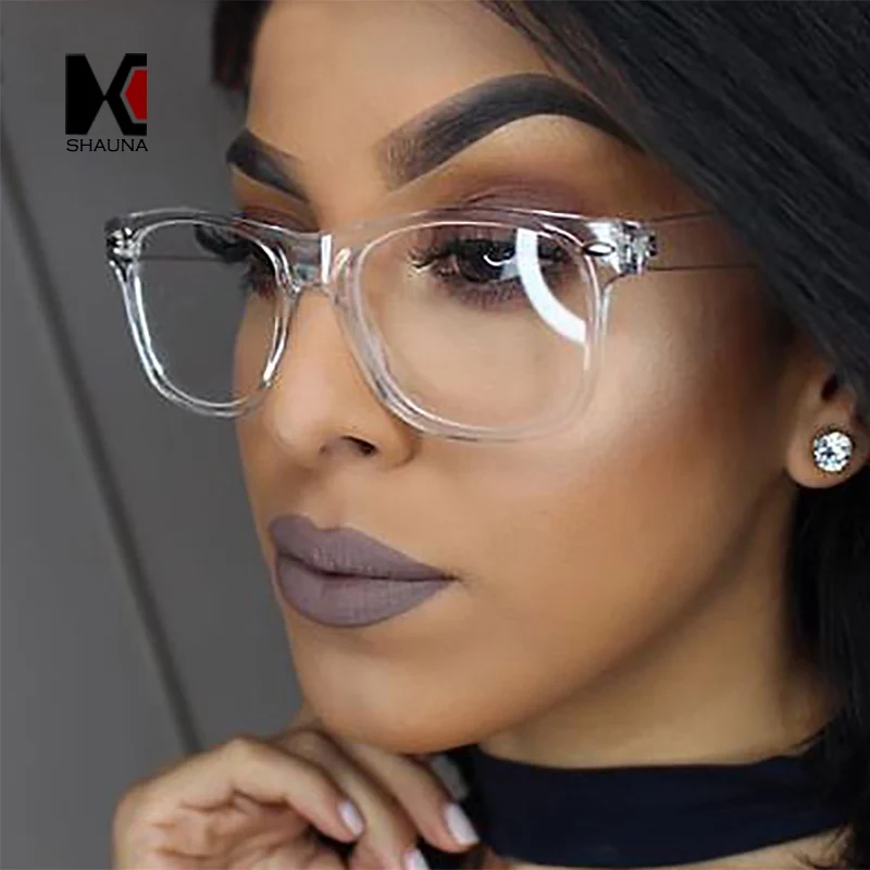 SHAUNA Anti-Blue Light Glasses Frame Women Classic Nail Glasses Computer Optical Frame for Men Metal Hinge Clear Champagne Color
SHAUNA Anti-Blue Light Glasses Frame Women Classic Nail Glasses Computer Optical Frame for Men Metal Hinge Clear Champagne Color