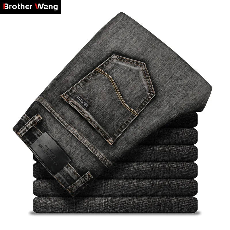 Classic Men's Dark Grey Jeans 2019 New Summer Thin Pants Fashion Casual Cotton Elastic Slim Fit Brand Trousers Male
Classic Men's Dark Grey Jeans 2019 New Summer Thin Pants Fashion Casual Cotton Elastic Slim Fit Brand Trousers Male