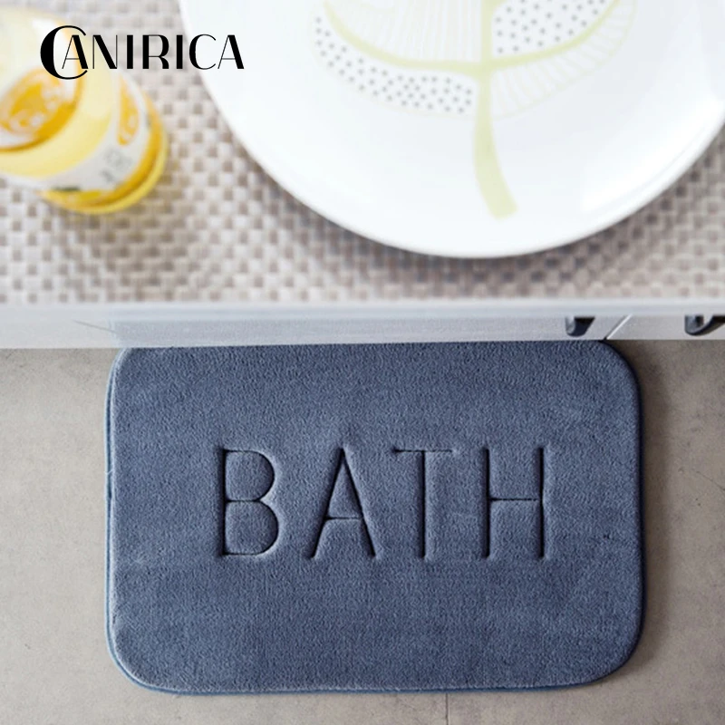 CANIRICA Bath Mat Bathroom Carpet Water Absorption Rug Bathroom Kitchen Floor Living Room Door Stairs Foot Floor Mats Bathmate
CANIRICA Bath Mat Bathroom Carpet Water Absorption Rug Bathroom Kitchen Floor Living Room Door Stairs Foot Floor Mats Bathmate