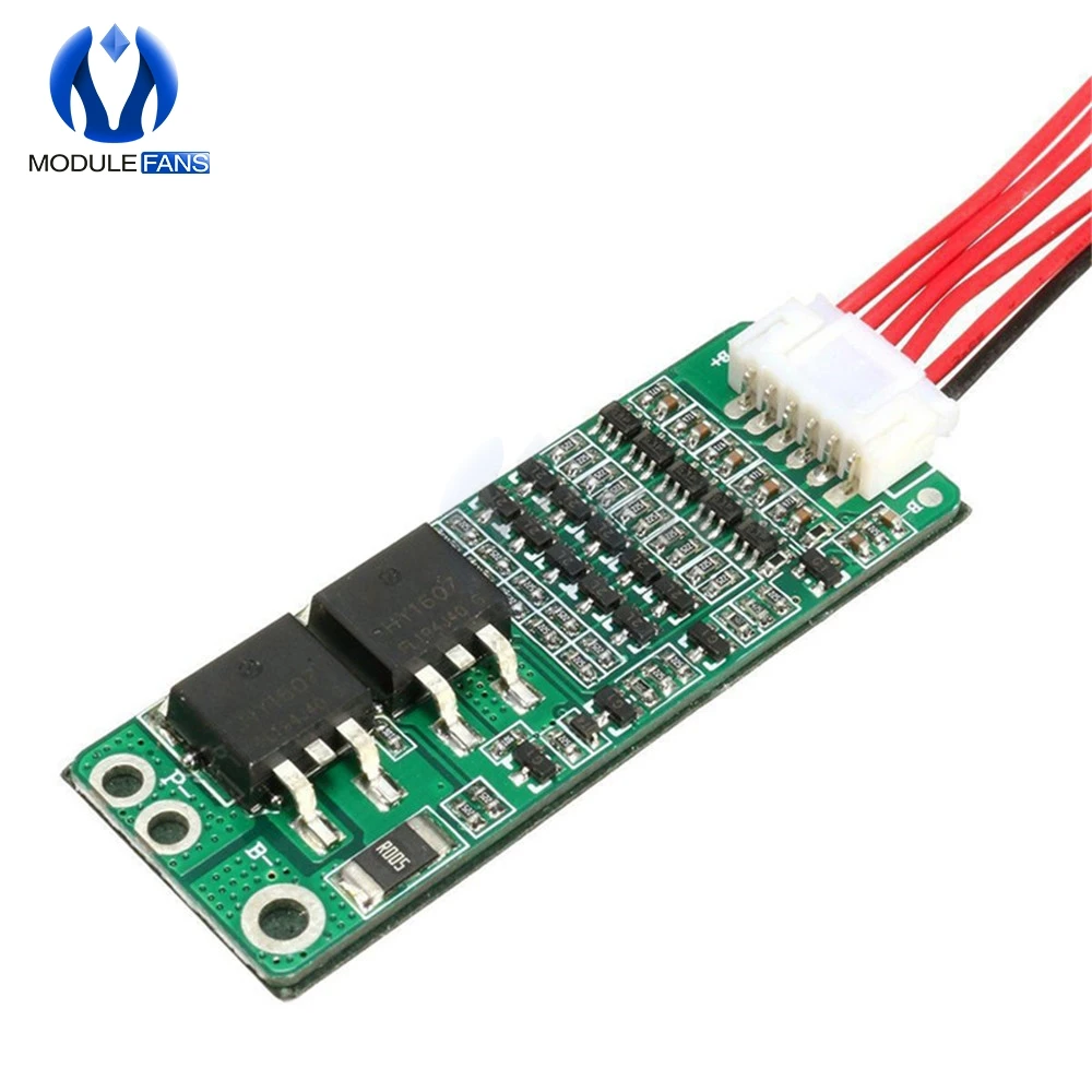 5S 15A Li-ion Lithium Battery BMS 18650 Charger Protection Board Circuit Short Current Overcharge Cell Protection Module Wire
5S 15A Li-ion Lithium Battery BMS 18650 Charger Protection Board Circuit Short Current Overcharge Cell Protection Module Wire