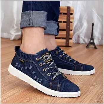 Hotsales Men Fashion Sneakers Nice Fashion Men Shoes Cowboy Denim Zapatos Males Canvas Shoes Sprot Flat Shoes Men
Hotsales Men Fashion Sneakers Nice Fashion Men Shoes Cowboy Denim Zapatos Males Canvas Shoes Sprot Flat Shoes Men