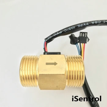 USC-HS10TAT with Temperature Sensor NTC50K BSP 1" Hall Effect Water Flow Sensor 3-50L/M Electrical Flowmeter for water purifier
USC-HS10TAT with Temperature Sensor NTC50K BSP 1" Hall Effect Water Flow Sensor 3-50L/M Electrical Flowmeter for water purifier