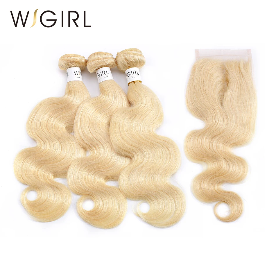 Links 08-28 Inch Blonde 613 Body Wave 100% Human Hair Bundles Remy Hair Extension Bundles With Closure 4Pcs/Lot Brazilian Hair
Links 08-28 Inch Blonde 613 Body Wave 100% Human Hair Bundles Remy Hair Extension Bundles With Closure 4Pcs/Lot Brazilian Hair