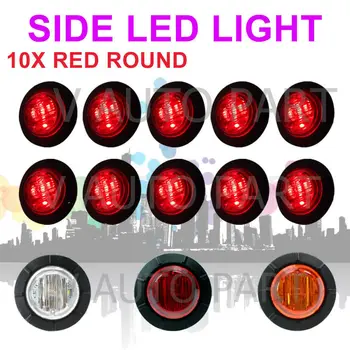 Tkeapl THTMH 10X 1-1/4" inch Round Truck Marker fit for Boat Tailer Lorry Light RED 6 LED Bullet Black Grommet 12V DC
Tkeapl THTMH 10X 1-1/4" inch Round Truck Marker fit for Boat Tailer Lorry Light RED 6 LED Bullet Black Grommet 12V DC