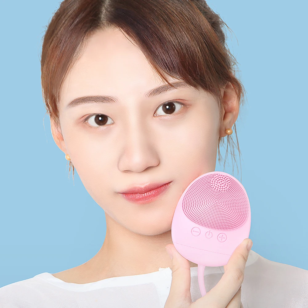 Cleansing Instrument Ultrasonic Silicone Electric Pore Cleaner Multi-function Import Brush Face
Cleansing Instrument Ultrasonic Silicone Electric Pore Cleaner Multi-function Import Brush Face