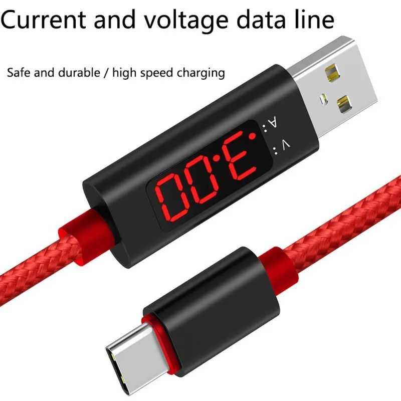 High Quality Voltage Current Intelligent Display Screen Data Cable Practical Efficient Fast Charge Cable
High Quality Voltage Current Intelligent Display Screen Data Cable Practical Efficient Fast Charge Cable