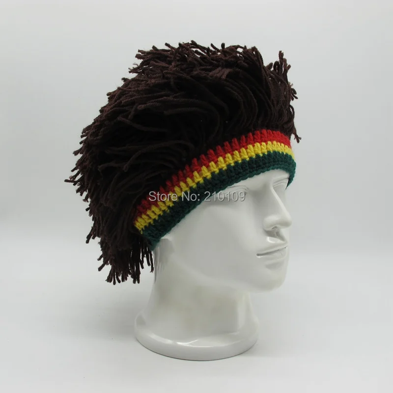 Mr.Kooky Men Novelty Knit Handmade Wig Braid Hat Funny Jamaican Bob Marley Reggae Cap Rasta Beanies Cool Tassel Hair Accessories
Mr.Kooky Men Novelty Knit Handmade Wig Braid Hat Funny Jamaican Bob Marley Reggae Cap Rasta Beanies Cool Tassel Hair Accessories