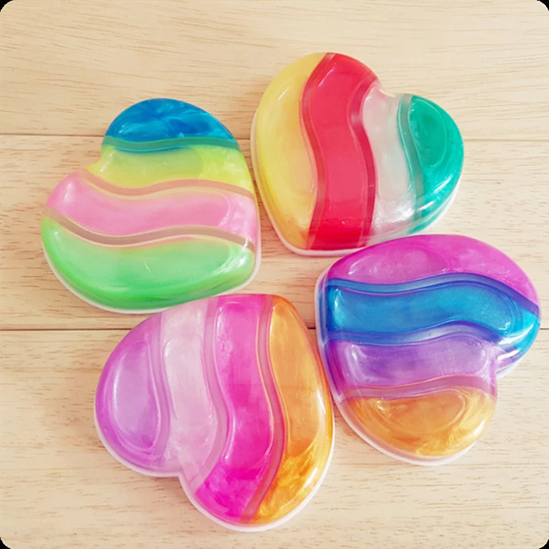 100g Multiple Colour Slime Transparent Heart Shape Mixed Boxed Mud Intelligent Hand Gum Slime Polymer Clay Kids Baby Fun Toys
100g Multiple Colour Slime Transparent Heart Shape Mixed Boxed Mud Intelligent Hand Gum Slime Polymer Clay Kids Baby Fun Toys