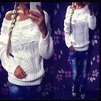 Hirigin Autumn Shouldless Warm Women Sweaters And Pullovers Fall 2017 Fashion Sweater For Women Soft Solid Color Sweater Outwear
Hirigin Autumn Shouldless Warm Women Sweaters And Pullovers Fall 2017 Fashion Sweater For Women Soft Solid Color Sweater Outwear