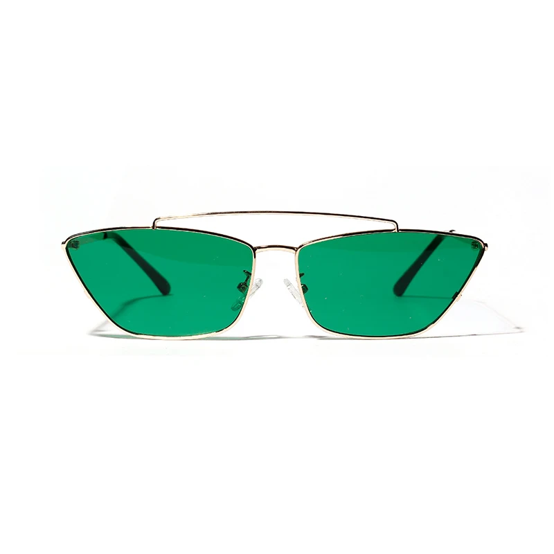 Cat Eye vintage Brand designer Small square green mirror Sunglasses For Women Metal Reflective Flat Lens Sunglasses Female UV400
Cat Eye vintage Brand designer Small square green mirror Sunglasses For Women Metal Reflective Flat Lens Sunglasses Female UV400