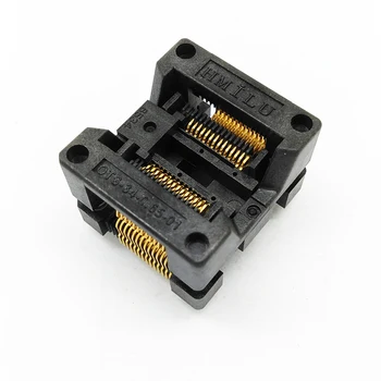 SSOP28 TSSOP28 Burn in Socket OTS-34-0.65-01 SOP28 Chip IC Test Socket Programming Socket Bounce Socket Adapte
SSOP28 TSSOP28 Burn in Socket OTS-34-0.65-01 SOP28 Chip IC Test Socket Programming Socket Bounce Socket Adapte