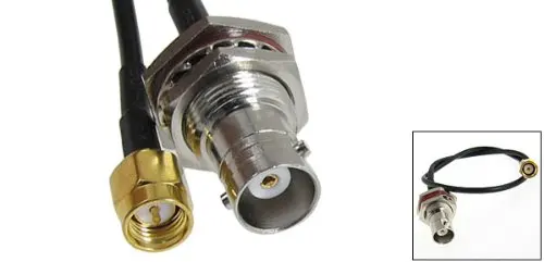 THGS SMA Male to BNC Female Plug Adapter Antenna Pigtail Cable 13